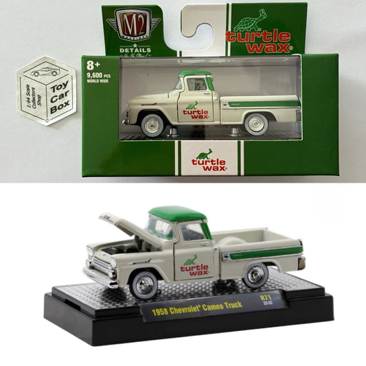 M2 MACHINES - 1958 Chevy Cameo Truck (Turtle Wax - Auto-Thentics R71) L92g