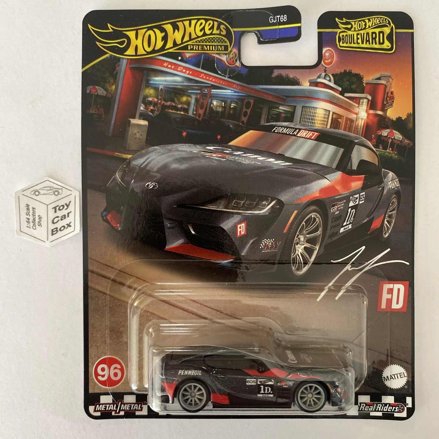 2024 HOT WHEELS Boulevard #96 - 2021 Toyota GR Supra (Grey - Premium) G20