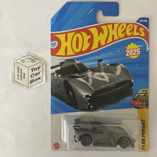 2025 HOT WHEELS #237 - McMurtry Speirling (Grey #7 Peak Pursuit - Long Card) A80