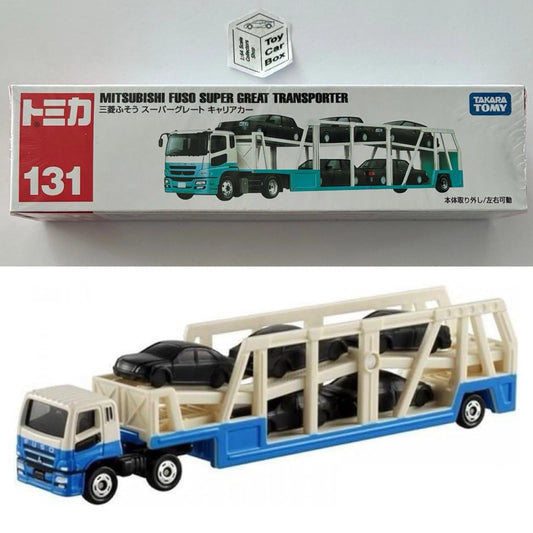 TOMICA Regular #131 - Mitsubishi Fuso Super Great Transporter (Boxed) I00