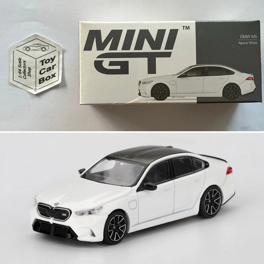 Mini GT #1092 - BMW M5 (Alpine White - 1/64 - Boxed) N50g