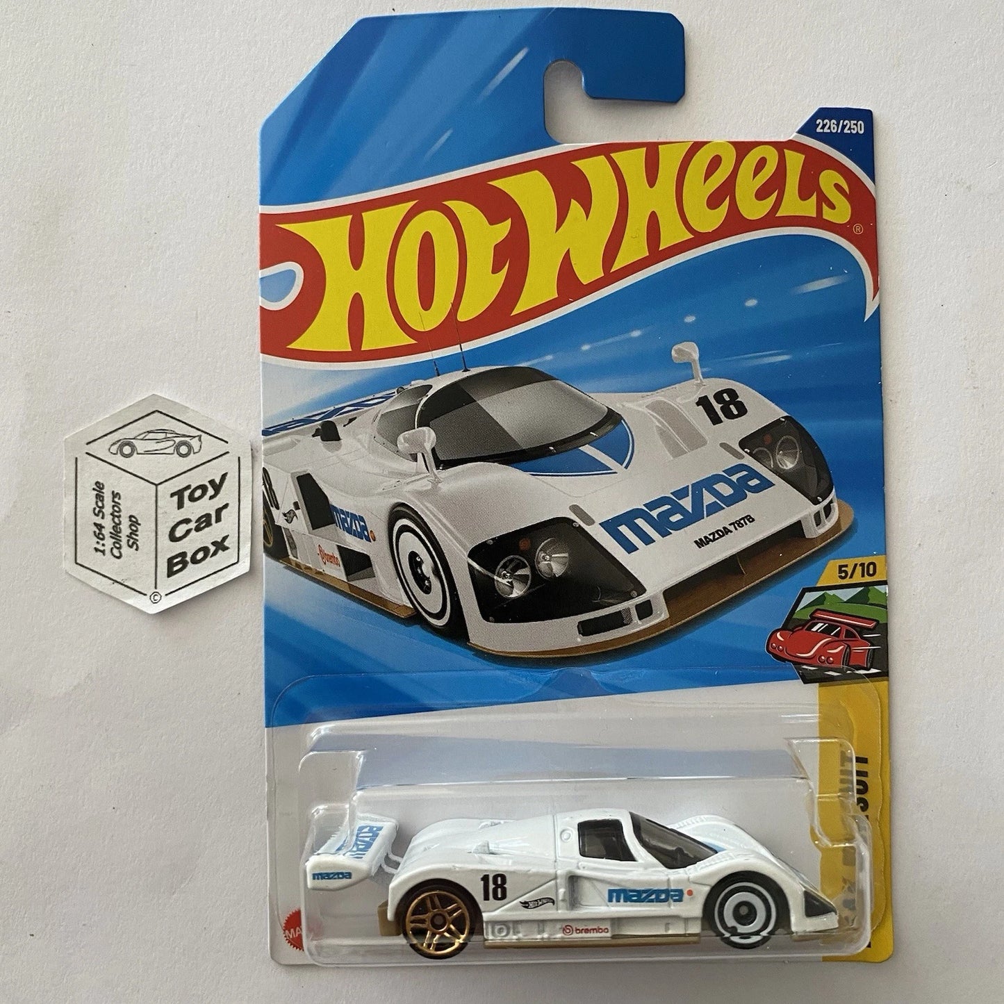 2025 HOT WHEELS #226 - Mazda 787B (White #5 Peak Pursuit - Long Card) A44