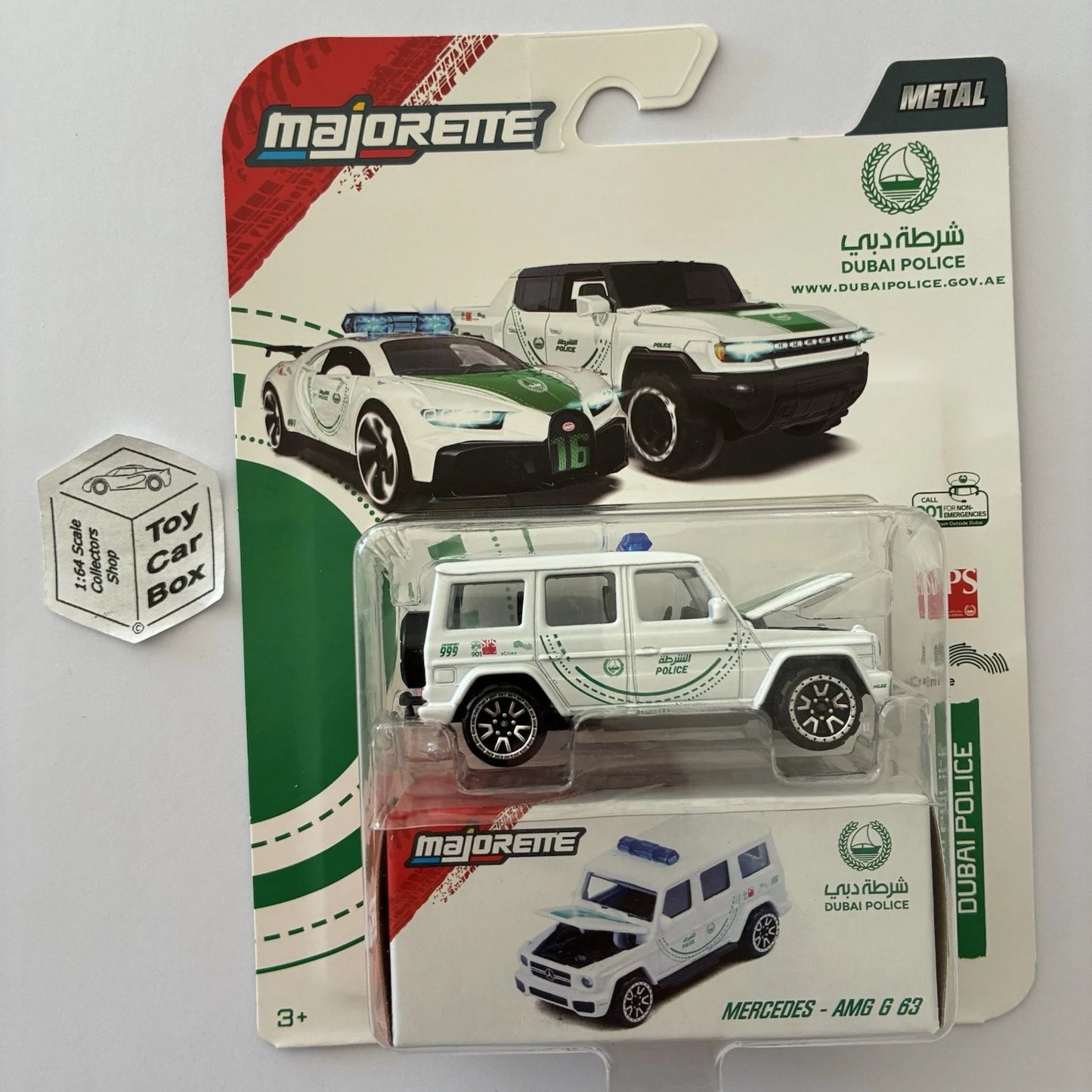 MAJORETTE Mercedes-Benz G63 (Dubai Police Deluxe Model With Collector Box) H80