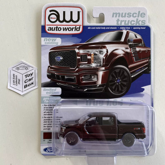 2024 AUTO WORLD - 2020 Ford F-150 Lariat (Magma Red - Release 1b) M15