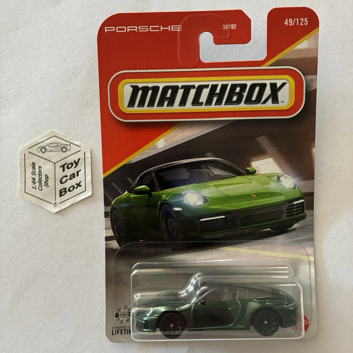 2026 MATCHBOX #49 - Porsche 911 Targa (Green - Long Card) C00