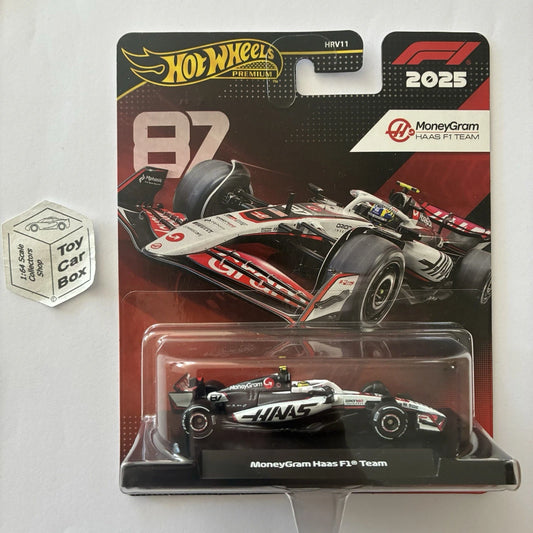 2026 HOT WHEELS ‘25 Formula 1 #87 - Moneygram Haas F1 Team (Oliver Bearman) E50