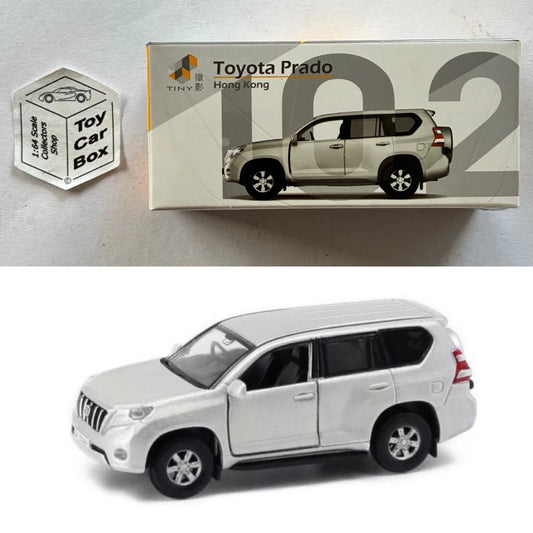 TINY #102 - Toyota Land Cruiser Prado J150 (Silver - 1/64 - Sealed Box) L00g