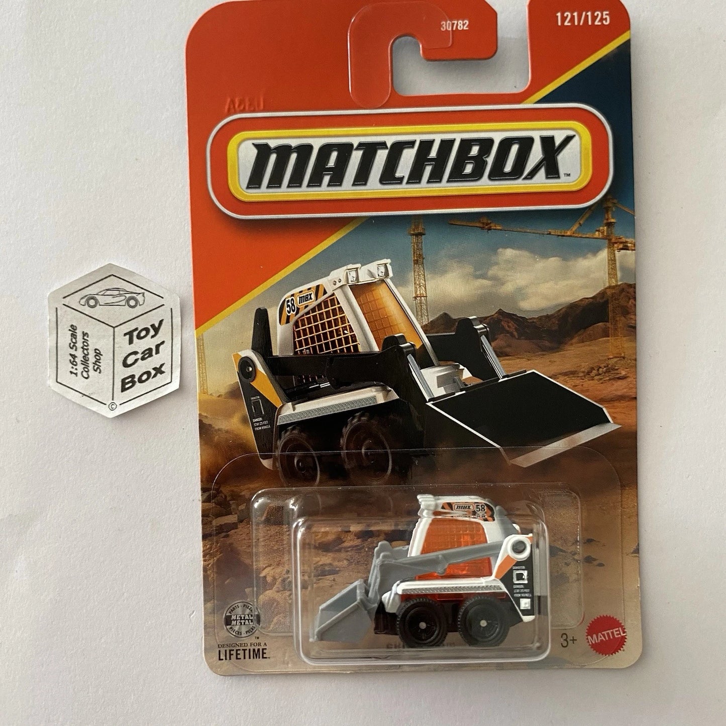 2025 MATCHBOX #121 - Skidster (White - Long Card - Unopened) B64