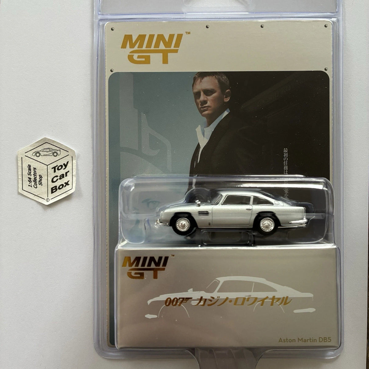 MINI GT - Aston Martin DB5 (James Bond 007 - Casino Royale #909-J Japanese) N5g