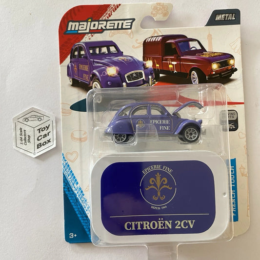 MAJORETTE Citroen 2CV (French Touch Deluxe with Collectors Tin - Purple) I89