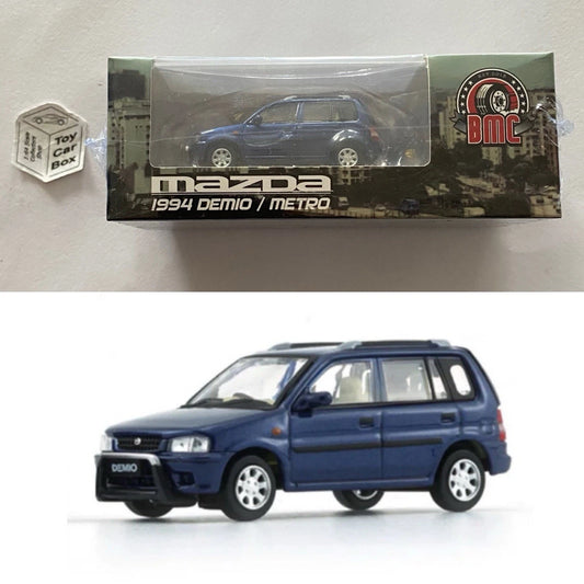 BM CREATIONS - 1994 Mazda Demio / Retro (Blue - 1:64 Scale - RHD) N75g