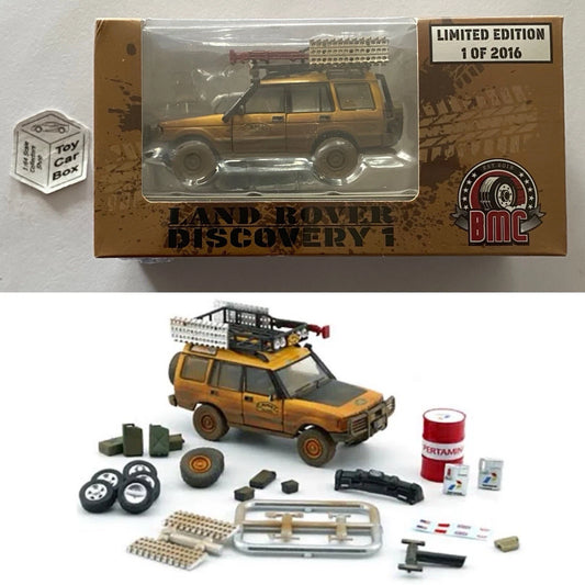 BM CREATIONS - Land Rover Discovery 1 (1:64 Scale - Dirty Camel -1 of 2016) N75g
