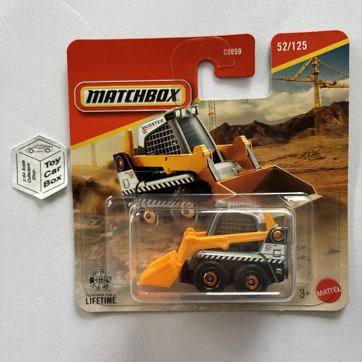 2026 MATCHBOX #52 - Skidster (Grey & Yellow - Short Card) B42g