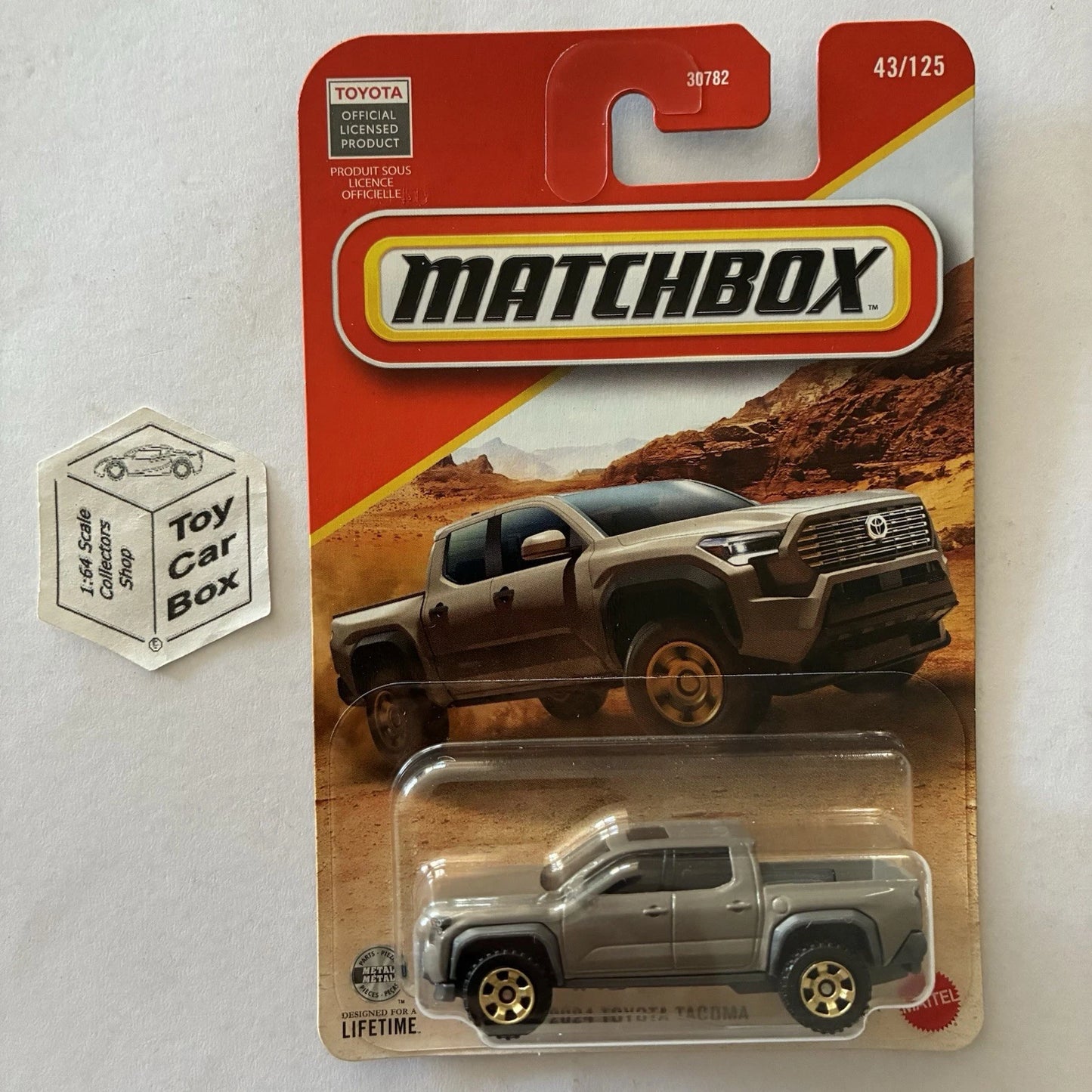 2026 MATCHBOX #43 - 2024 Toyota Tacoma (Off-Bronze - Long Card) B00