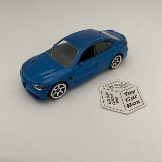 MAJORETTE Loose - Alfa Romeo Giulia (Blue - Opening Doors #271d) No Blister. C16