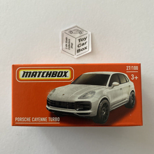 2024 MATCHBOX #27 - Porsche Cayenne Turbo (White - Power Grab - Unopened) B80