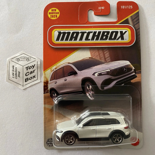 2025 MATCHBOX #101 - 2024 Mercedes-Benz EQB (White - Long Card) B00