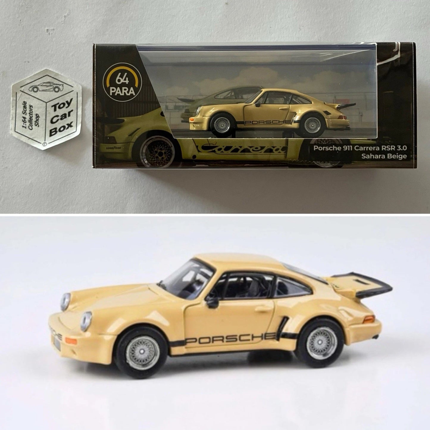 PARA64 - Porsche 911 Carrera RSR 3.0 (Sahara Beige - 1/64 Scale) T00