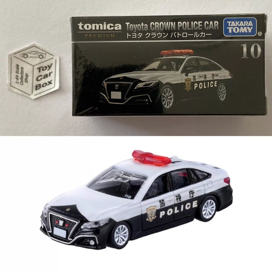 TOMICA Premium #10 - Toyota Crown S220 (Police Car - 1/65 Scale - Sealed) J00