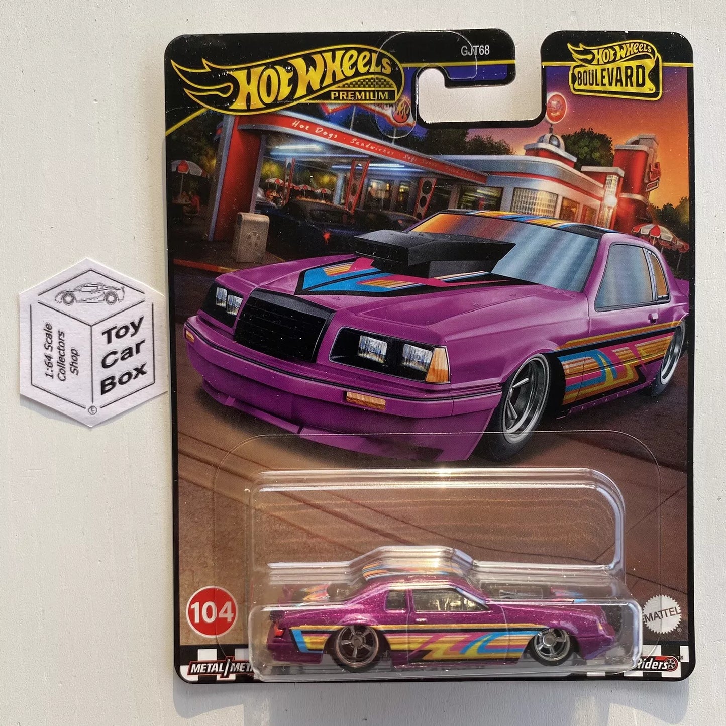 2024 HOT WHEELS Boulevard #104 - ‘86 Ford Thunderbird Pro Stock (Premium) G04