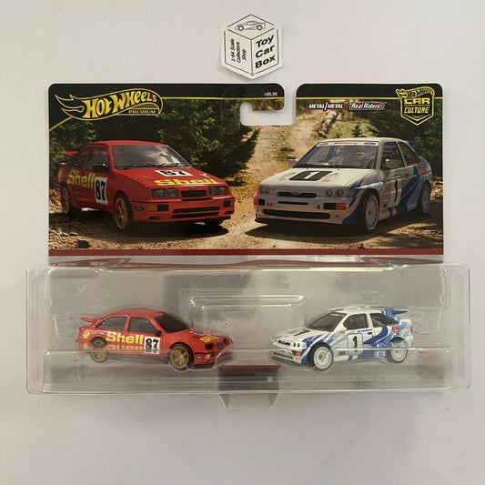 2024 HOT WHEELS Car Culture Twin Set - Ford Sierra & Escort RS Cosworth - Q10