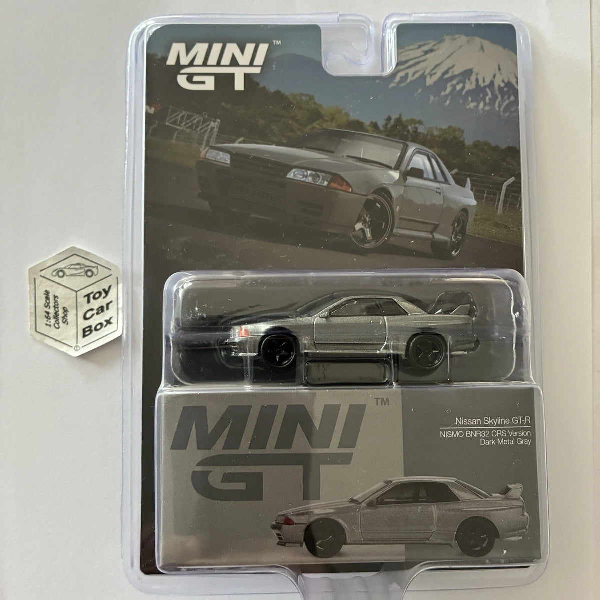 MINI GT #1024 - Nissan Skyline GT-R (Nismo BNR32 CRS Version - 1/64 - Grey) N50g