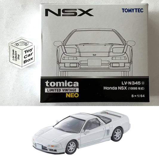 TOMICA Limited Vintage Neo - ‘98 Honda NSX (Pearl White #LV-N345a) CA33
