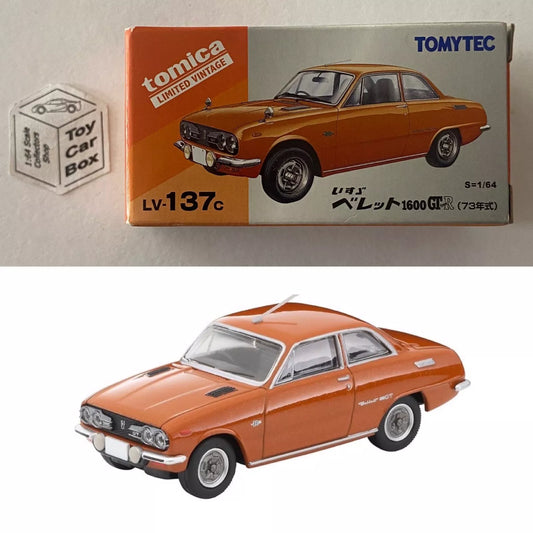 TOMICA Limited Vintage - ‘73 Isuzu Bellett 1600GT (Orange - TLV 137c) Y00