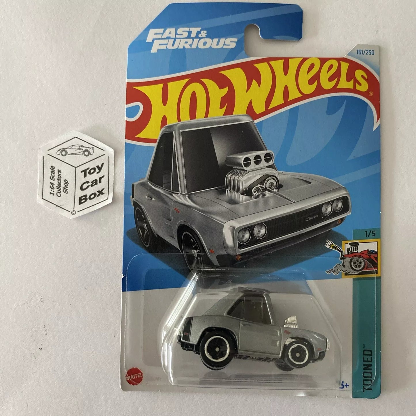 2024 HOT WHEELS #110 - ‘70 Dodge Charger (Silver #1 Tooned - Fast & Furious) B00