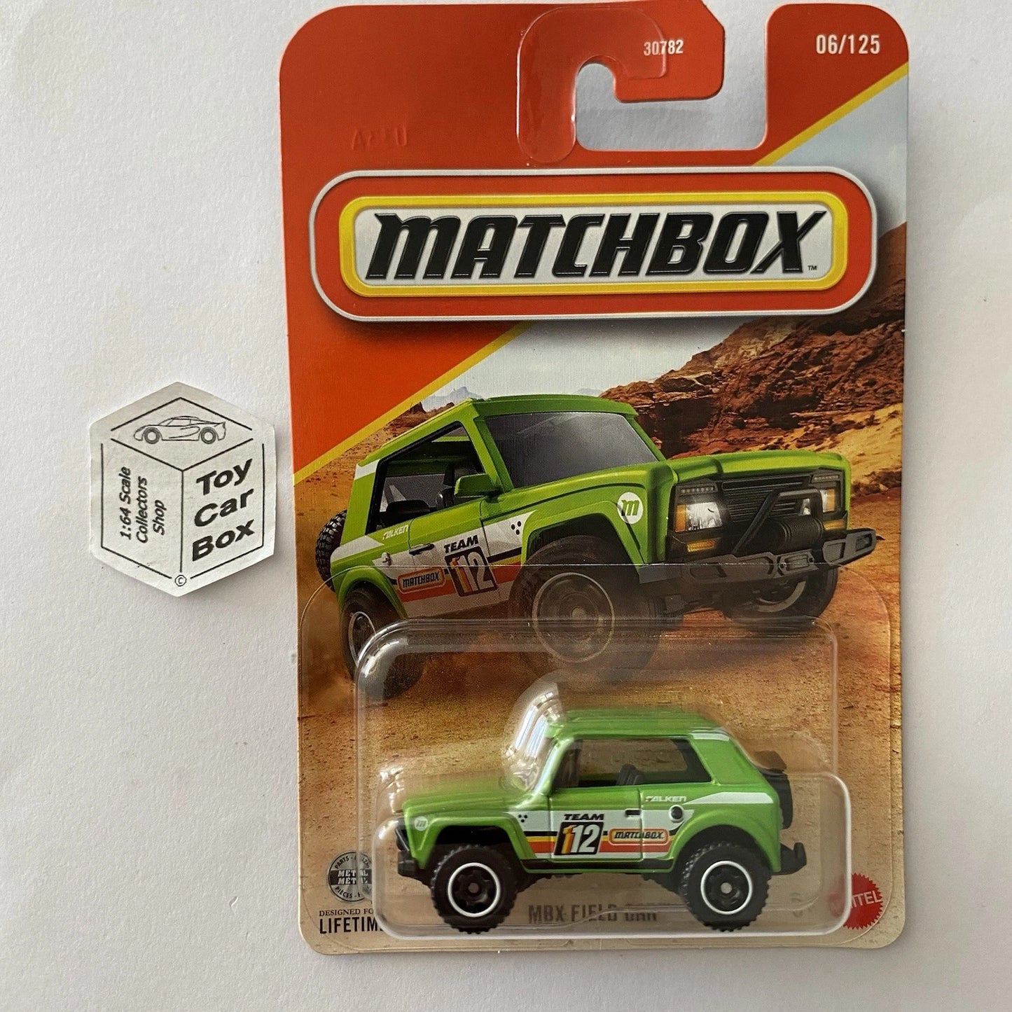 2026 MATCHBOX #6 - MBX Field Car (Green - Long Card) B59
