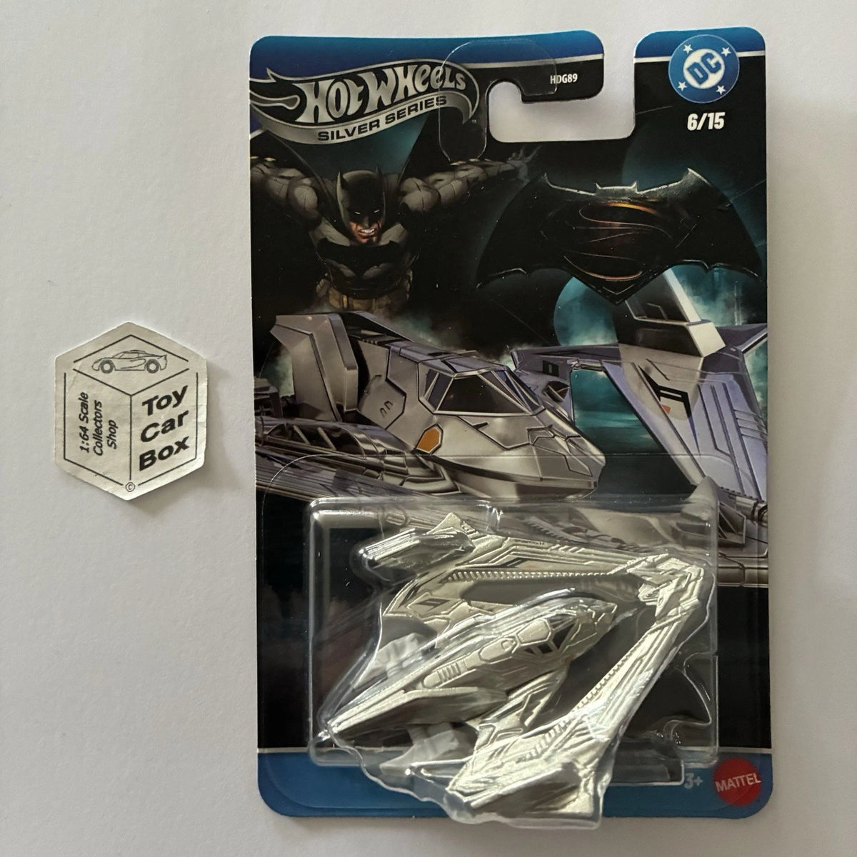 2026 HOT WHEELS Batman #6 - Batwing (Silver - Series HDG89-979T) D15g
