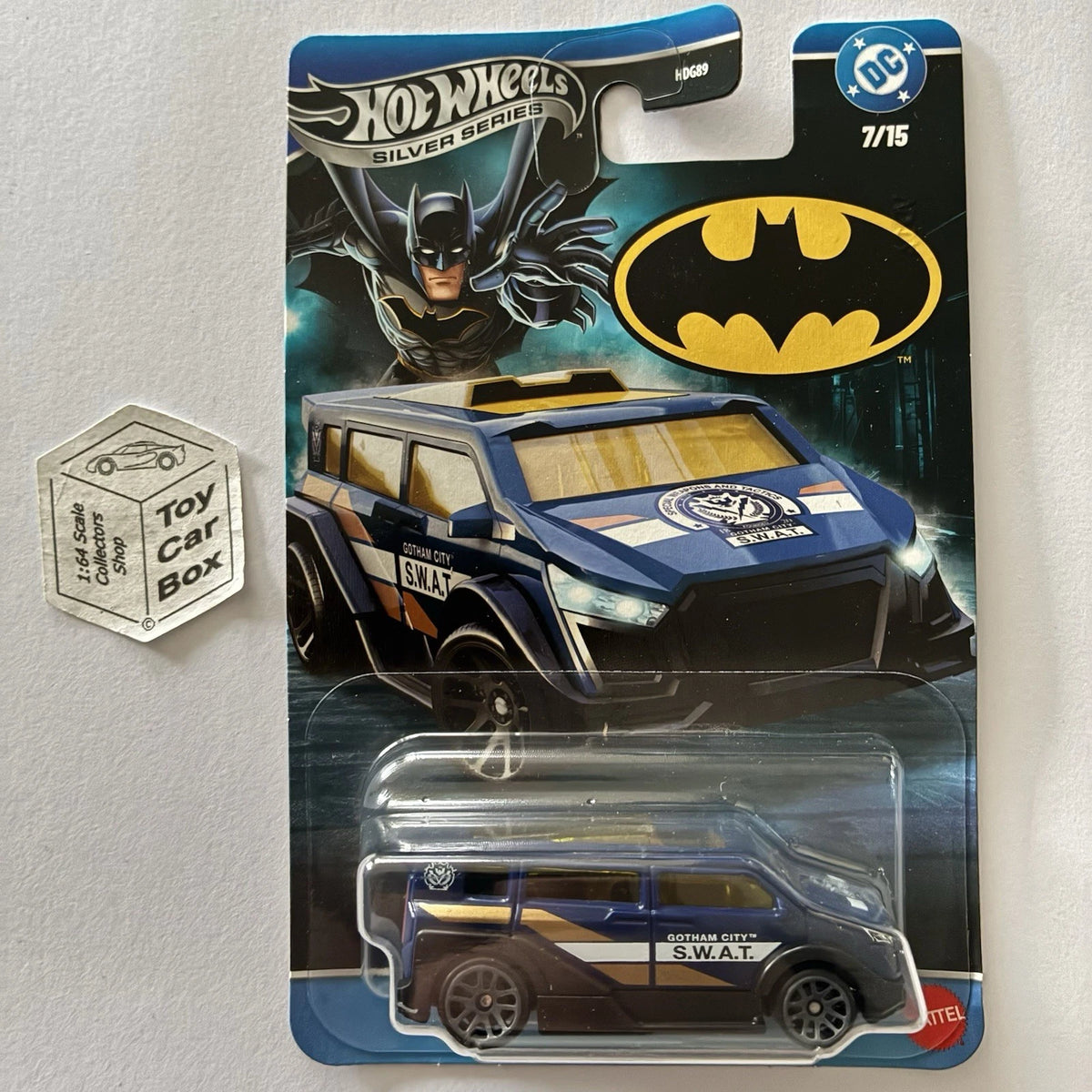 2026 HOT WHEELS Batman #7 - Speedbox (Blue ‘Gotham City’ - Series HDG89-T) D15g