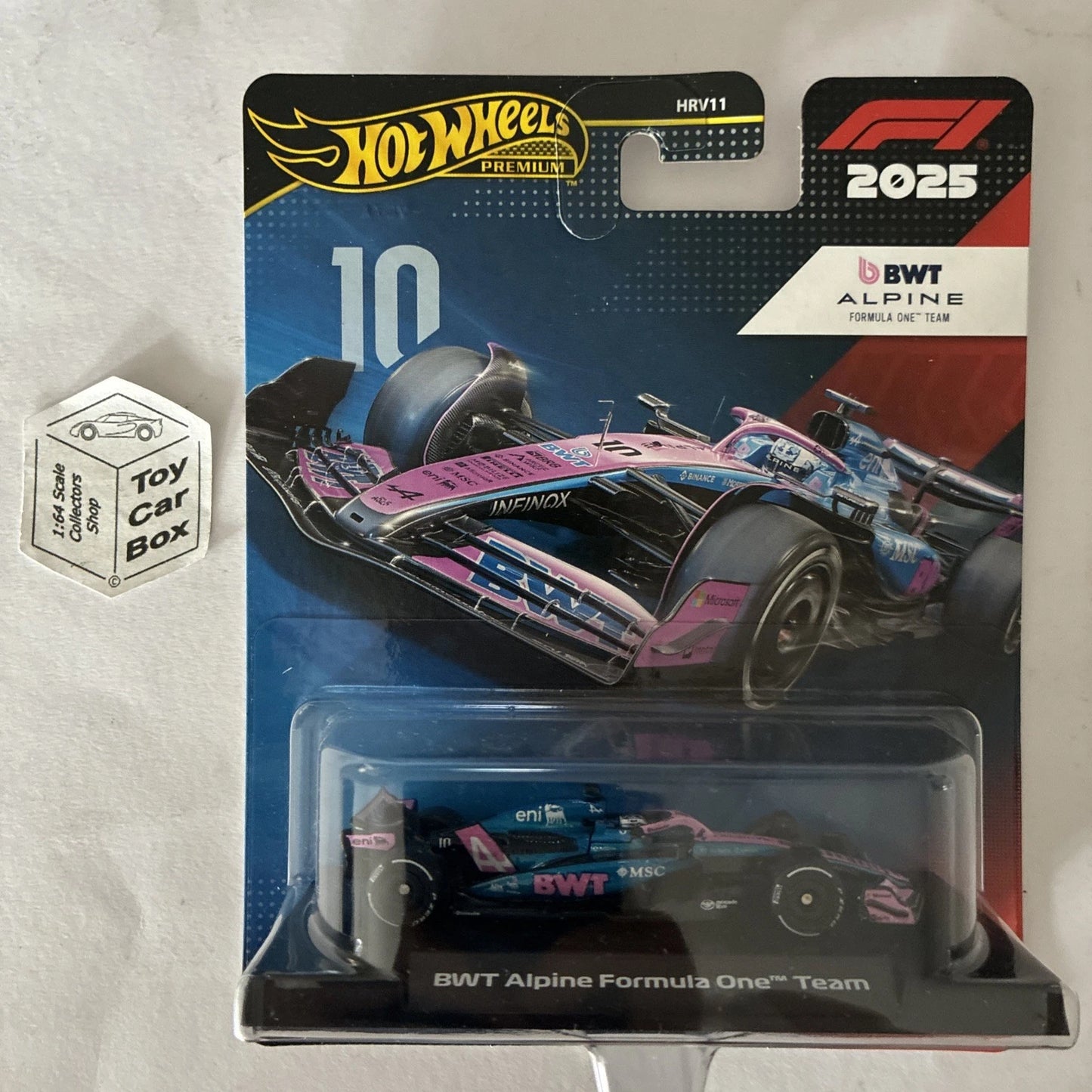 2026 HOT WHEELS ‘25 Formula 1 #10 - BWT Alpine Formula One Team (Gasly) I85