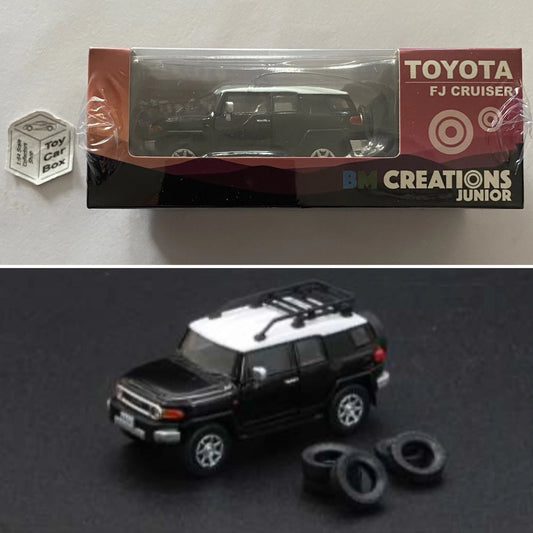 BM CREATIONS - Toyota FJ Cruiser (1:64 Scale - Black - RHD) N75g