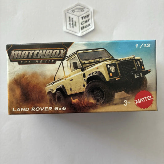 2026 MATCHBOX - Land Rover ‘Defender’ 6x6 (The Movie #1 - Power Grab - Tan) C50