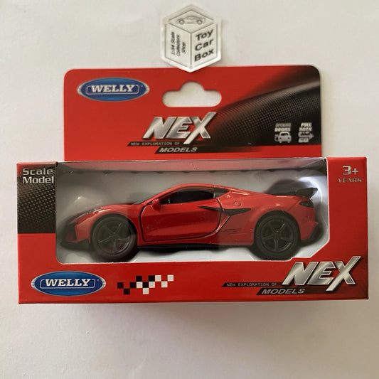 WELLY NEX 1/38 - 2023 Chevy Corvette Z06 (Red #43830 - Boxed) D50