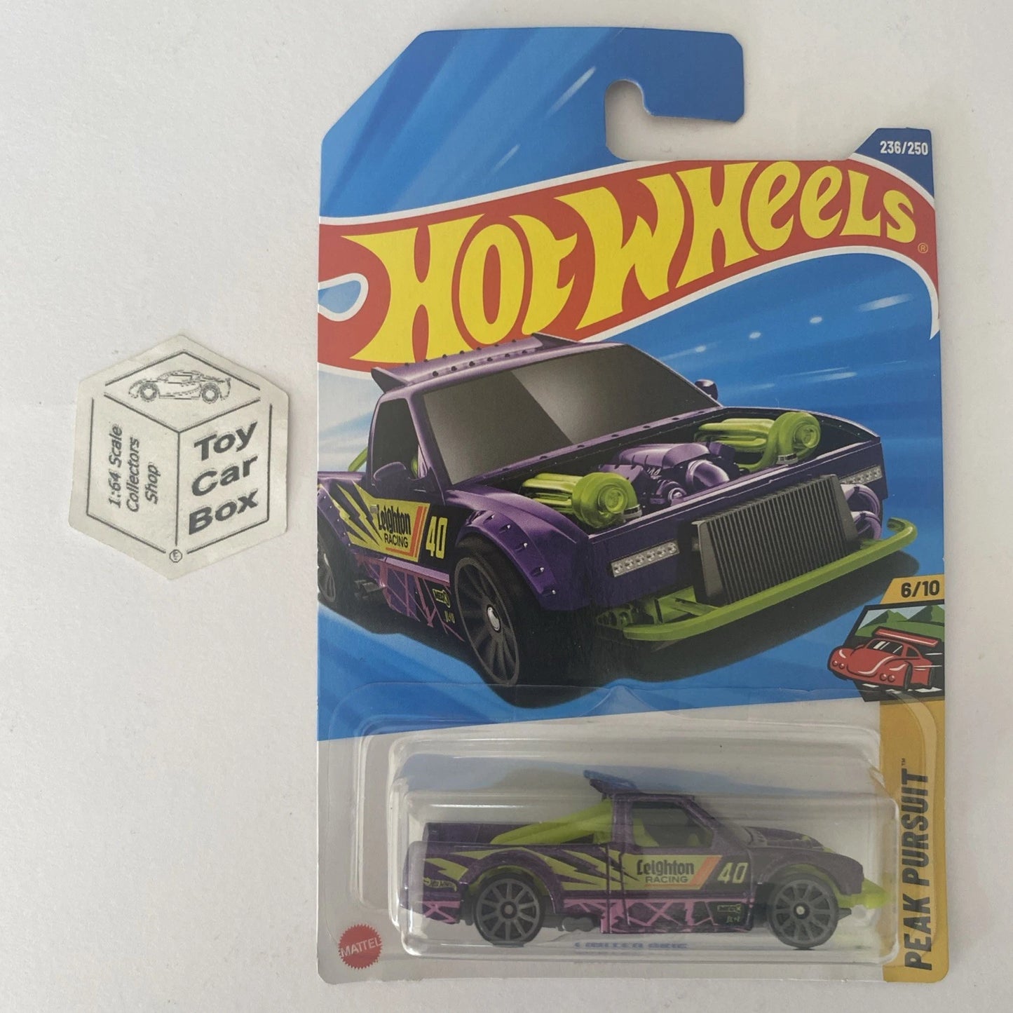 2025 HOT WHEELS #236 - Limited Grip (Purple #6 Peak Pursuit - Long Card) B64