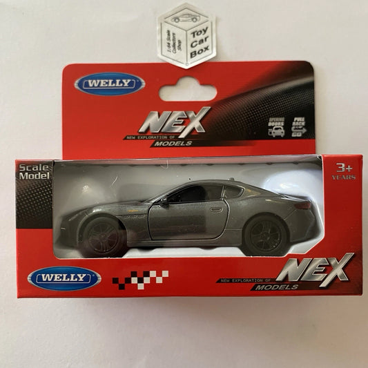 WELLY NEX 1/38 - 2023 Maserati Gran Turismo Folgore (Grey #43847 - Boxed) D50