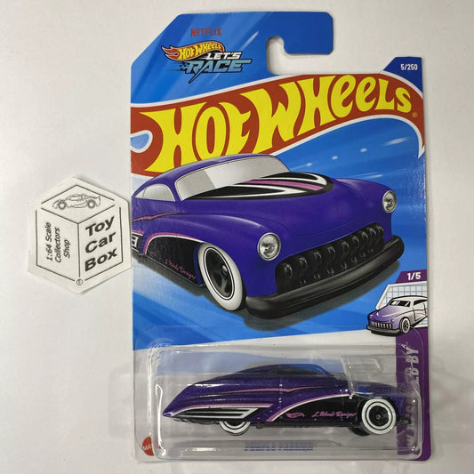 SALE - 2025 HOT WHEELS #5 - Purple Passion (#1 HW Design By - Long Card) A80