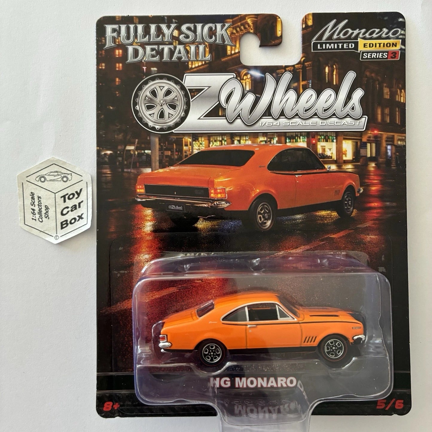 OZ WHEELS - Holden HG Monaro (Orange - 1:64 FSD Fully Sick Detail Series 3) L42