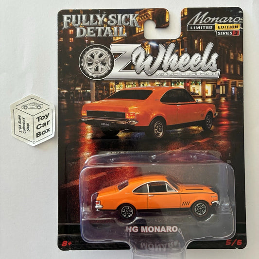 OZ WHEELS - Holden HG Monaro (Orange - 1:64 FSD Fully Sick Detail Series 3) L42