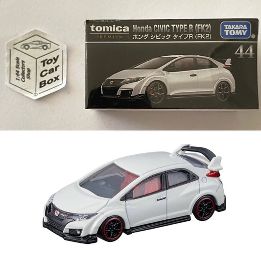 TOMICA Premium #44 - Honda Civic Type R FK2 (White - 1/64 scale - Boxed) I50g