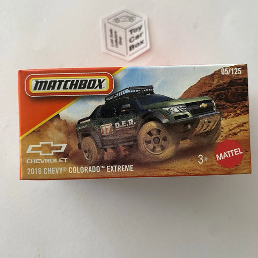 2026 MATCHBOX #5 - 2016 Chevy Colorado Extreme (Green - Power Grab) B80
