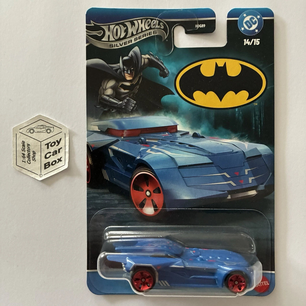 2026 HOT WHEELS Batman #14 - Batmobile (Blue - Silver Series HDG89-979U) D15g
