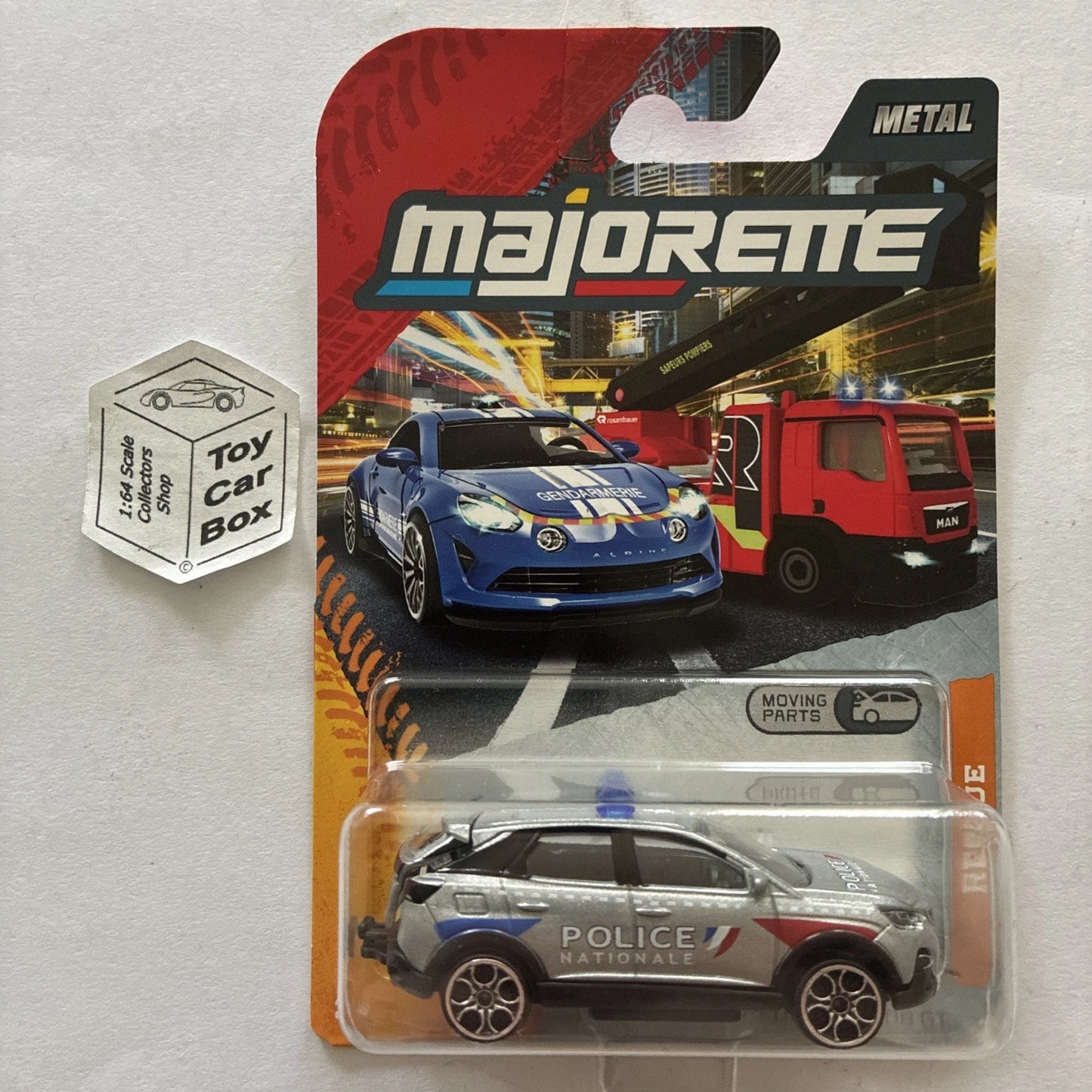 MAJORETTE Peugeot 3008 GT (Police - 1:64* French SOS - Opening Rear) E76