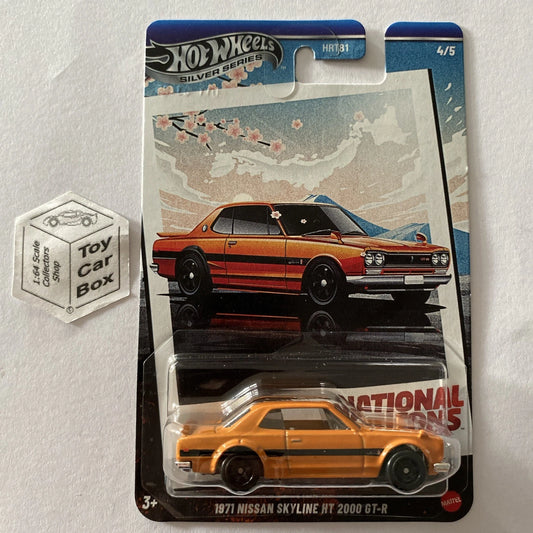 2025 HOT WHEELS Silver Series- 1971 Nissan Skyline HT 2000 GT-R (#4 Icons) B88