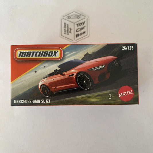 2025 MATCHBOX #26 - Mercedes AMG SL 63 (Orange - Power Grab) B21g