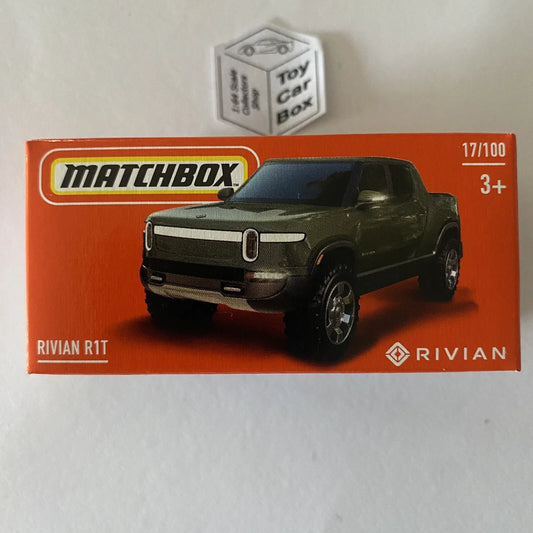 2024 MATCHBOX #17 - Rivian R1T Pickup (Green - Power Grab - Unopened) C50