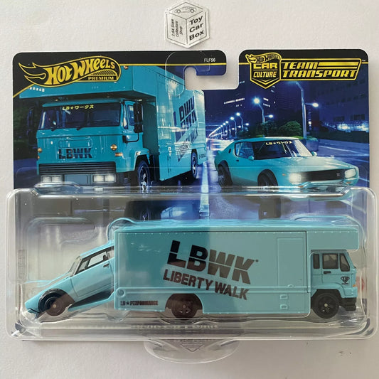 2024 HOT WHEELS Team Transport #69- Nissan Skyline 2000GT-R Liberty Walk & Truck