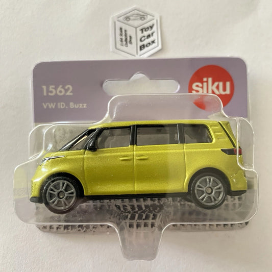 SIKU #1562 - Volkswagen VW ID Buzz (Yellowish Green - 3” Scale Model) E86